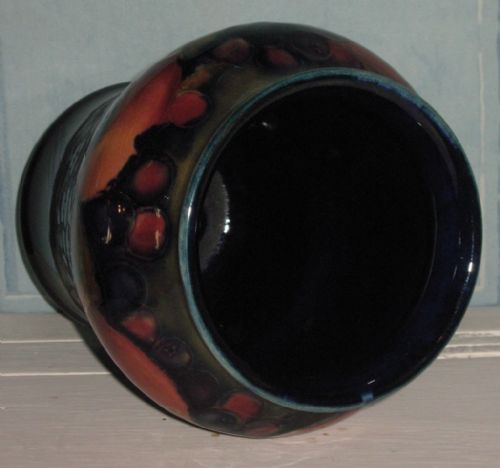 MOORCROFT POMEGRANATE PATTERN VASE - ADDITIONAL PHOTO 5