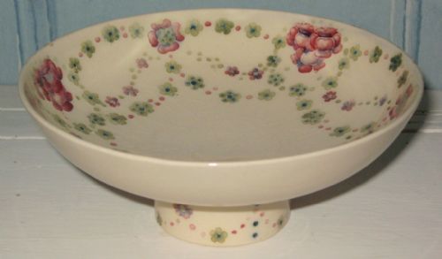 moorcroft bara ware pedestal bowl - CATEGORY: ANTIQUE CERAMICS - DATED 1910