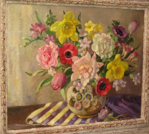 STILL LIFE OIL BY FLORENCE FIELDHOUSE - ADDITIONAL PHOTO 2