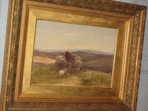 VICTORIAN OIL LANDSCAPE BY HUGH B SCOTT - ADDITIONAL PHOTO 1