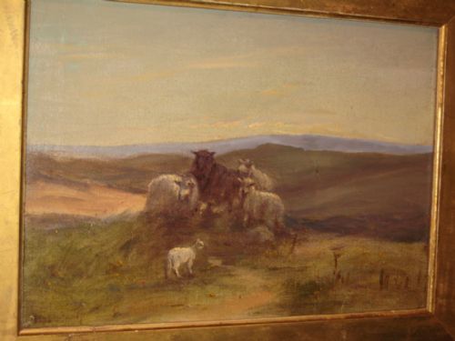 VICTORIAN OIL LANDSCAPE BY HUGH B SCOTT - ADDITIONAL PHOTO 2
