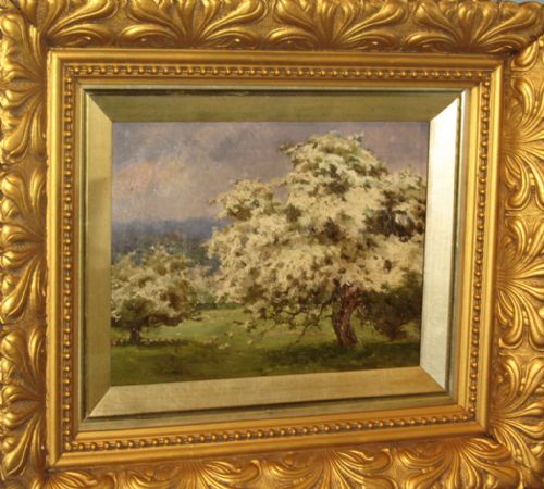 'MAY BLOSSOM' OIL BY BENJAMIN EASTLAKE LEADER - ADDITIONAL PHOTO 1