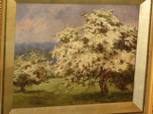 'MAY BLOSSOM' OIL BY BENJAMIN EASTLAKE LEADER - ADDITIONAL PHOTO 2