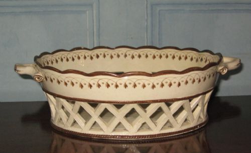CREAMWARE CHESTNUT BASKET - ADDITIONAL PHOTO 1