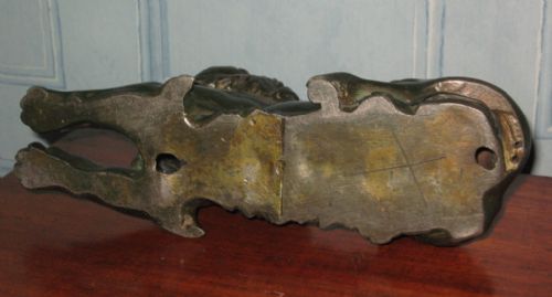 BRONZED SPELTER LANDSEER LION - ADDITIONAL PHOTO 5