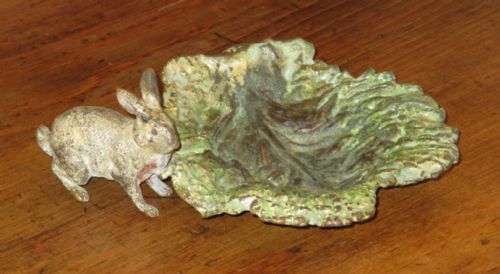 BERGMAN COLD PAINTED BRONZE RABBIT - ADDITIONAL PHOTO 4