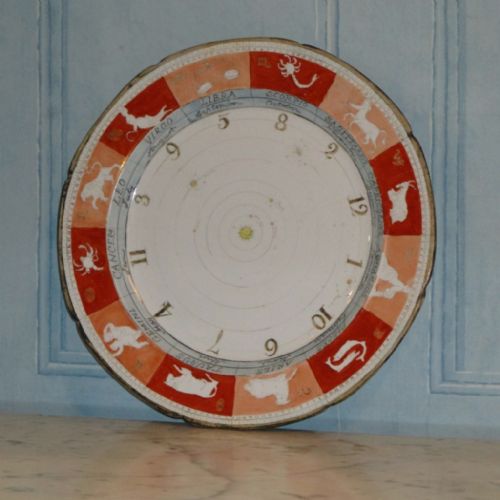 rare unrecorded astrological mason's plate - CATEGORY: ANTIQUE PLATES - DATED 1800