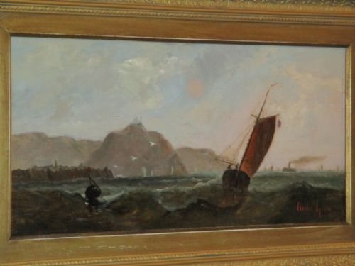 VICTORIAN MARINE OIL PAINTING - ADDITIONAL PHOTO 2