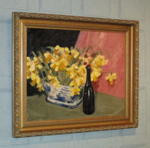 ART DECO PERIOD OIL STILL LIFE - ADDITIONAL PHOTO 1