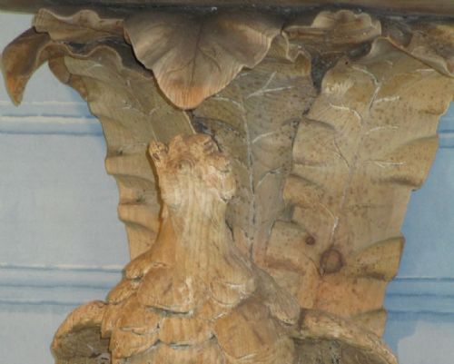 FINE CARVED PINE WALL SCONCE OR BRACKET - ADDITIONAL PHOTO 3