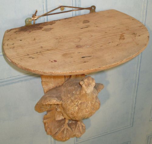 FINE CARVED PINE WALL SCONCE OR BRACKET - ADDITIONAL PHOTO 6