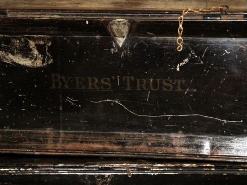 THREE VICTORIAN METAL SOLICTOR'S DEED BOXES - ADDITIONAL PHOTO 1