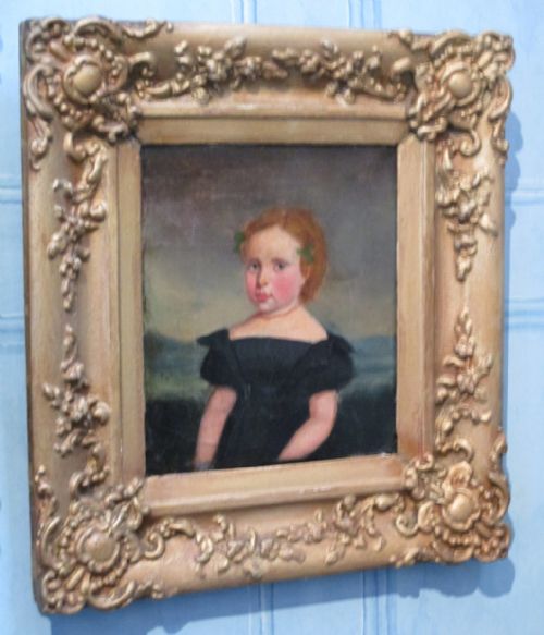 SUPERB PAIR OF CHILDREN'S PORTRAITS - ADDITIONAL PHOTO 3