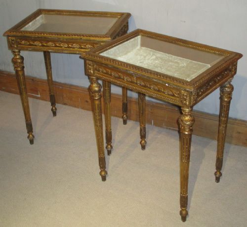 FINE PAIR OF GILT BIJOUTERIE TABLES - ADDITIONAL PHOTO 1