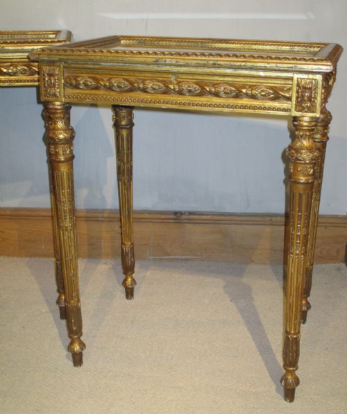 FINE PAIR OF GILT BIJOUTERIE TABLES - ADDITIONAL PHOTO 2