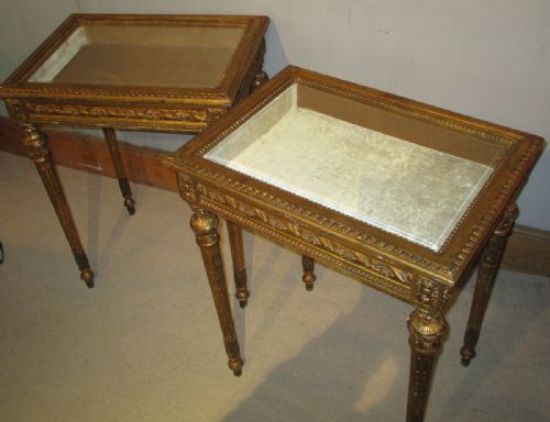 FINE PAIR OF GILT BIJOUTERIE TABLES - ADDITIONAL PHOTO 4