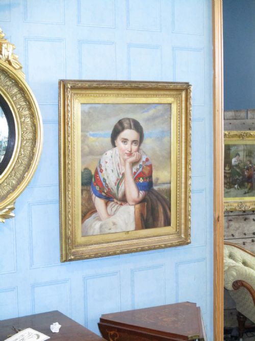 FINE OIL PORTRAIT 'THE RUSSIAN GIRL' - ADDITIONAL PHOTO 3