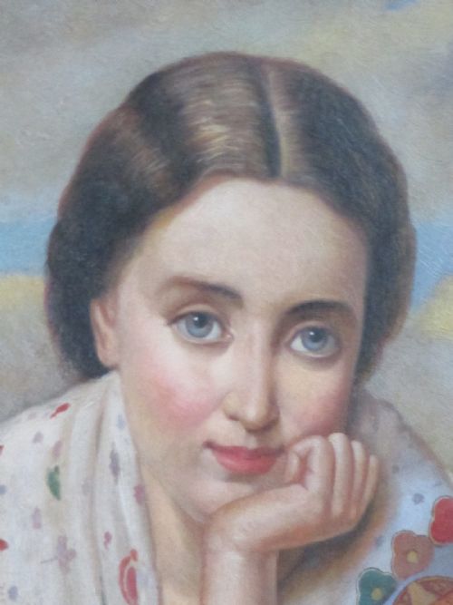 FINE OIL PORTRAIT 'THE RUSSIAN GIRL' - ADDITIONAL PHOTO 5