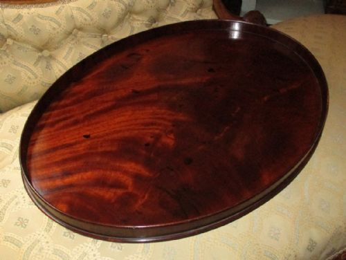 SIMPLE ELEGANT GEORGIAN MAHOGANY TRAY - ADDITIONAL PHOTO 4