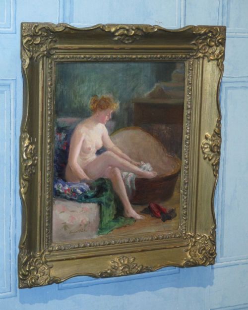 Stunning Nude Oil by Florence Pash