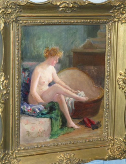 fig 1. Stunning nude oil by Florence Pash