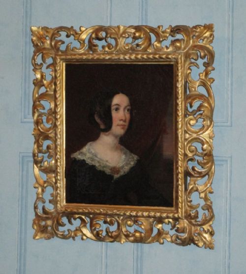 VICTORIAN OIL PORTRAIT OF A YOUNG LADY - ADDITIONAL PHOTO 1