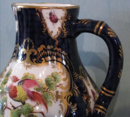 ROYAL WORCESTER JUG WITH BLUE SCALE GROUND - ADDITIONAL PHOTO 5