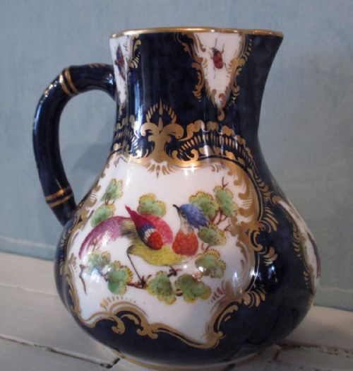 ROYAL WORCESTER JUG WITH BLUE SCALE GROUND - ADDITIONAL PHOTO 6