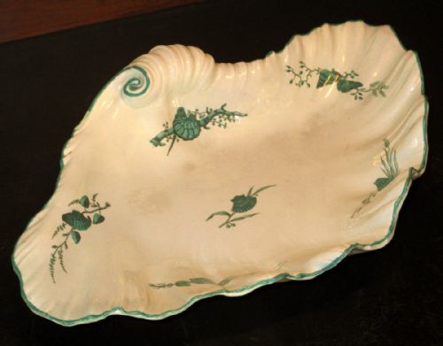 wedgwood creamware shell dish - CATEGORY: ANTIQUE CERAMICS - DATED GEORGIAN