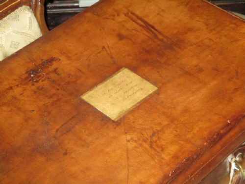LARGE LEATHER SUITCASE - ADDITIONAL PHOTO 2