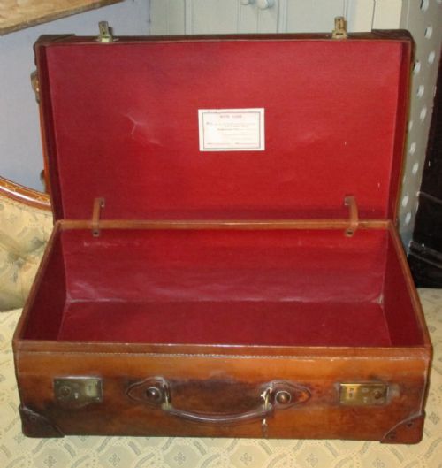 LARGE LEATHER SUITCASE - ADDITIONAL PHOTO 4