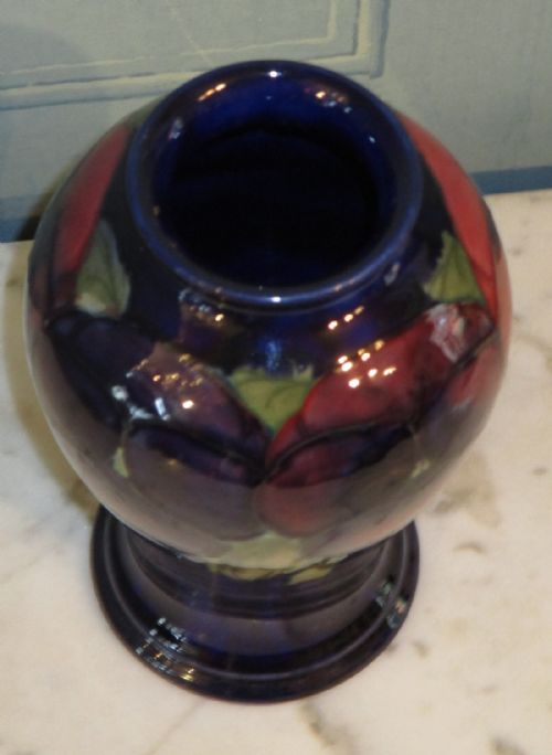 MOORCROFT PANSY PATTERN VASE - ADDITIONAL PHOTO 4