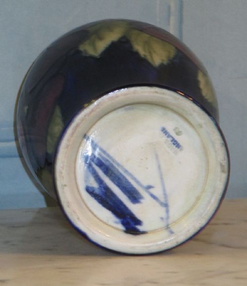 MOORCROFT PANSY PATTERN VASE - ADDITIONAL PHOTO 5