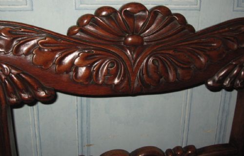 SUPERB SET OF FOUR REGENCY MAHOGANY DINING CHAIRS - ADDITIONAL PHOTO 4