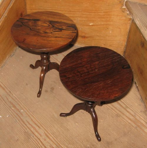 PAIR OF VICTORIAN MINIATURE ROSEWOOD TABLES - ADDITIONAL PHOTO 1