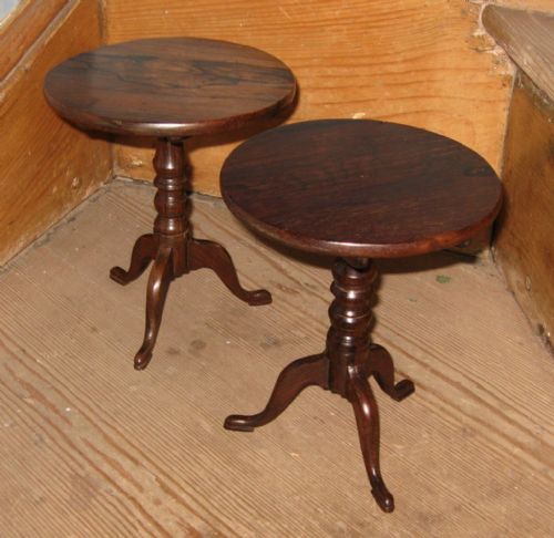 PAIR OF VICTORIAN MINIATURE ROSEWOOD TABLES - ADDITIONAL PHOTO 3