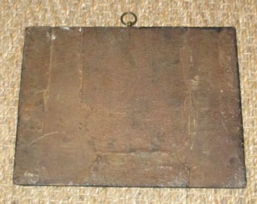 RARE GEORGIAN OIL PAINTING OF A BEAR - ADDITIONAL PHOTO 5