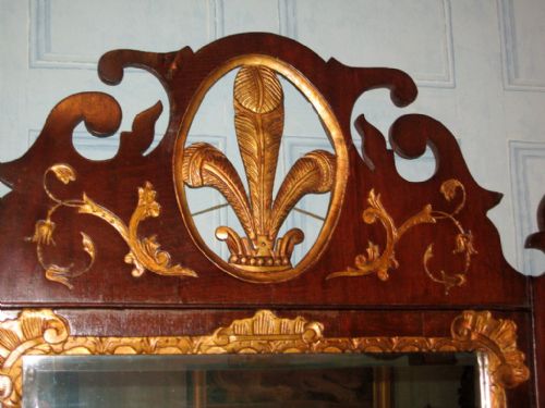 LARGE VICTORIAN GEORGIAN REVIVAL MIRROR - ADDITIONAL PHOTO 3