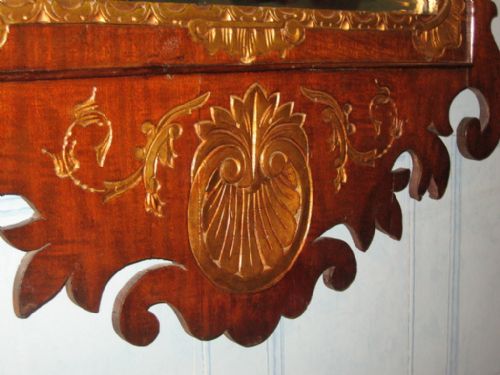 LARGE VICTORIAN GEORGIAN REVIVAL MIRROR - ADDITIONAL PHOTO 5
