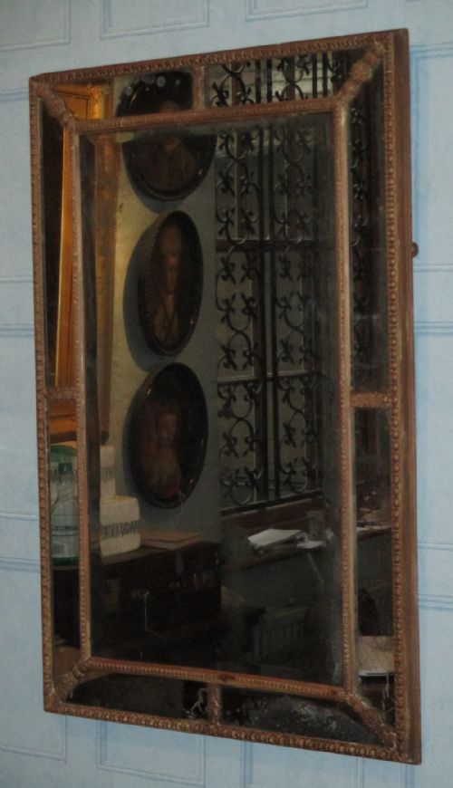 NEOCLASSICAL MAHOGANY MIRROR - ADDITIONAL PHOTO 1
