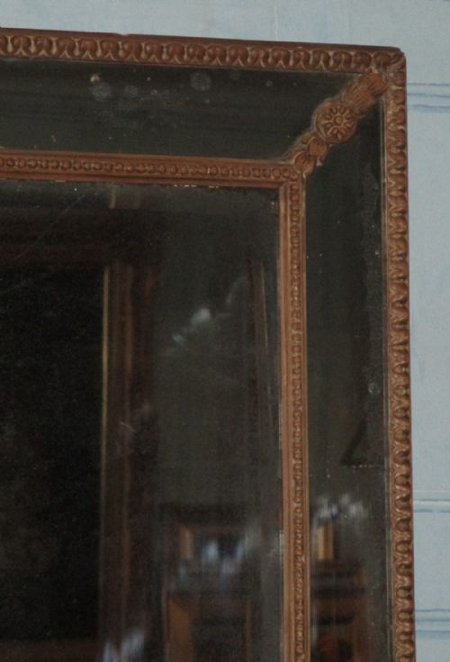 NEOCLASSICAL MAHOGANY MIRROR - ADDITIONAL PHOTO 2