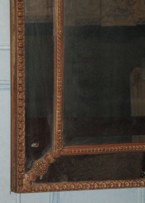 NEOCLASSICAL MAHOGANY MIRROR - ADDITIONAL PHOTO 3