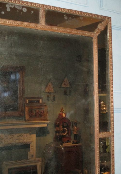 NEOCLASSICAL MAHOGANY MIRROR - ADDITIONAL PHOTO 5