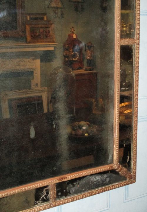 NEOCLASSICAL MAHOGANY MIRROR - ADDITIONAL PHOTO 6