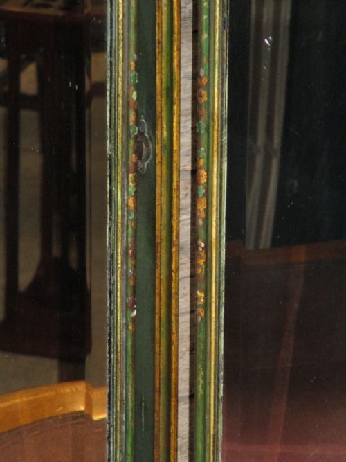 CHINOISERIE LACQUER TRIPLE PLATE TABLE MIRROR - ADDITIONAL PHOTO 6