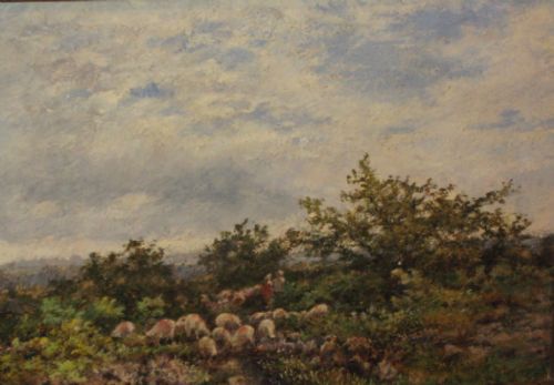 LANDSCAPE OIL PAINTING BY WILLIAM HERBERT ALLEN - ADDITIONAL PHOTO 2