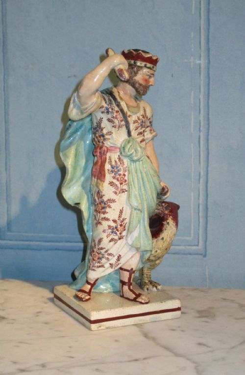 EARLY STAFFORDSHIRE FIGURE OF JOVE OR JUPITER - ADDITIONAL PHOTO 1