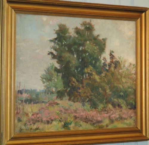 LANDSCAPE OIL PAINTING BY GEORGE BUTLER - ADDITIONAL PHOTO 1