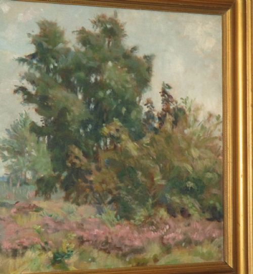 LANDSCAPE OIL PAINTING BY GEORGE BUTLER - ADDITIONAL PHOTO 2