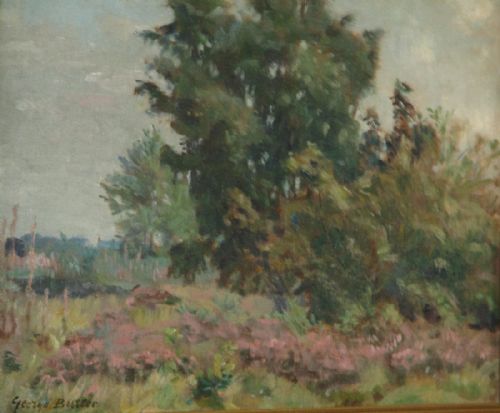 LANDSCAPE OIL PAINTING BY GEORGE BUTLER - ADDITIONAL PHOTO 5